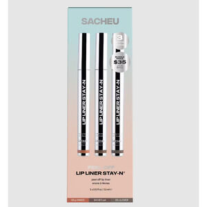 SACHEU Peel Off Lip Liner STAY-N Bundle MSRP $35